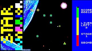 STAR WARRIOR NEXT Longplay  ZX Spectrum Next 2024 game Gameplay  DVDfeverGames [upl. by Atrahc799]