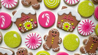 The Sweetest Decorated Gingerbread Cookies  Satisfying Cookie Decorating [upl. by Nixie225]