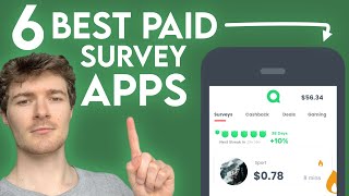 6 BEST Paid Survey Apps for Earning Money On the Go 2023 [upl. by Nyltiak884]