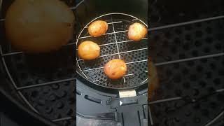 Worlds First Airfried Tiger Eggs Full video including a delicious homemade sauce on my channel [upl. by Aisilef]