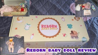 Reborn Baby Box Opening ￼I Bought This Reborn Doll From WalmartCom [upl. by Eihtak]