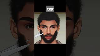 ASMR Ingrown Beard Removal Animation asmranimation ingrownhair [upl. by Mloclam]