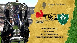 6 NACIONES 2024  FRANCIA VS IRLANDA EN VIVO [upl. by Lew]