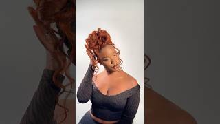 Bold Ginger Mohawk Installation Tutorial  22quot Human Hair Crochet Extensions Color Ginger [upl. by Reiners]