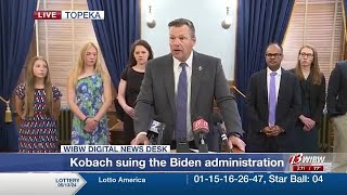 LIVESTREAM Kansas AG Kris Kobach holds a press conference [upl. by Annoed]