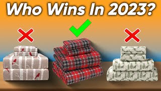 Top 5 Best Flannel Sheets Review in 2024  See This Before You Buy [upl. by Nellahs]