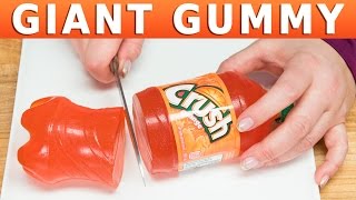 How to a Make Giant Gummy Cola Bottle Coca Cola Crush Sprite Rootbeer from Cupcakes and Cardio [upl. by Hardej]