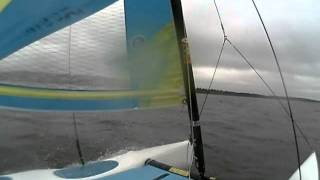 Hobie Cat 2025kmh winds [upl. by Dulcle]