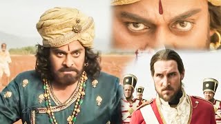 Chiranjeevi Vijay Sethupathi Sye Raa New ActionWar Blockbuster Telugu Movie Scene  Cinema Nagar [upl. by Phare]