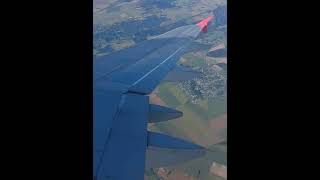 Flying over the French countryside Approaching Paris Orly  Volotea A320  ECNNY shorts volotea [upl. by Atilrep]