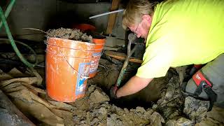 Crawl Space Sump Pump Install [upl. by Layol]