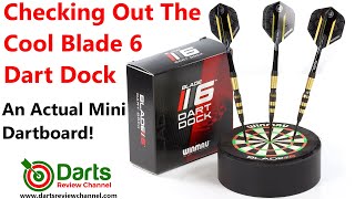 A Quick Look At Winmau Dart Dock Mini Dartboard Darts Holder [upl. by Narrat]