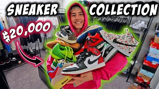 My ENTIRE 20000 Sneaker Collection [upl. by Enrobialc827]