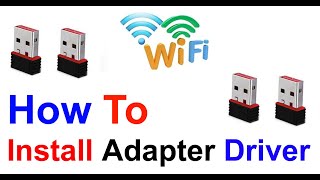 How to install wifi adapter driver for windows 7  IDEAS [upl. by Safier]