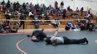 Worcester Wrestling  Alayjah Lane vs Hopkinton [upl. by Aileon]