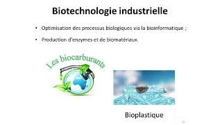 La bioinformatique au service de la biotechnologie  Vers une synergie innovante [upl. by Atilemrac]