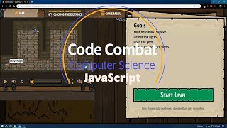 CodeCombat  Level 16B Closing the Distance JavaScript Tutorial [upl. by Yeung795]