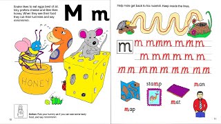 Jolly Phonics  Workbook 2  Page 11  Letter Mm  2020 Edition [upl. by Aynik]