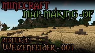 MINECRAFT Map Making Of  001  Perfekte WEIZENFELDER 13DragonMinerLPHD [upl. by Evita817]