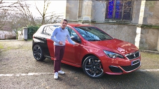 Essai de la Peugeot 308 GTi Coupe Franche [upl. by Arney856]