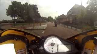 Suzuki Gsxr 600 K2 35 kw acceleration and driving [upl. by Marchese]