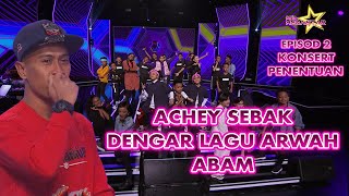 FULL Ceria Megastar 2020 Live  Achey Menangis Dengar Lagu Arwah Abam [upl. by Aynodal]