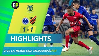 CRUZEIRO Y PARANAENSE NO SE SACARON DIFERENCIAS  CRU 1X1 CAP Brasileirao [upl. by Afrika]