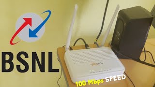 BSNL New Launched Bharat Fiber Broadband  BSNL Bharat Fiber Plans  BSNL Broadband Speed Test [upl. by Asilam]