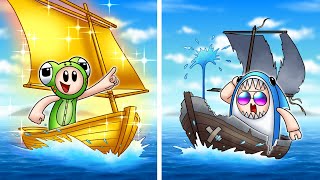 เรือสายเติม Vs สายฟรี  Roblox  Sail The World Simulator [upl. by Enelrad]