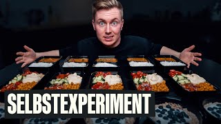 14 Tage Meal Prep  Selbstexperiment [upl. by Redan]