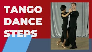 Tango dance steps  Tango basic steps for beginners [upl. by Siriso]