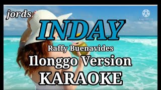 INDAY  Raffy Buenavides  Ilonggo version Karaoke [upl. by Anitsyrhk]