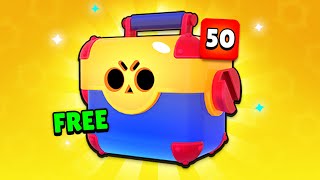 Brawl Stars Gave me 50 FREE Mega Boxes to Open [upl. by Ariane545]