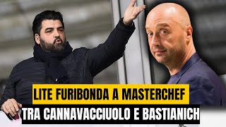 FUOCO E FIAMME A MASTERCHEF LITE FURIOSA TRA CANNAVACCIUOLO E BASTIANICH [upl. by Clerk853]