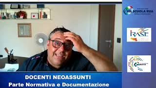 DOCENTI NEOASSUNTI  PARTE NORMATIVA E DOCUMENTAZIONE [upl. by Onaivlis]