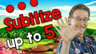 Subitize Up To 5 soobitize  Math Song for Kids  Jack Hartmann [upl. by Huntington]