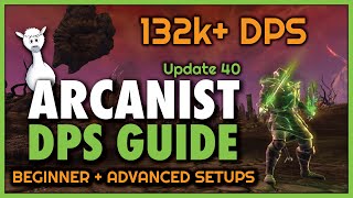 Arcanist DPS Guide  Top Damage Dealer Builds for PvE SoloGroup Content  ESO Update 40 [upl. by Shurlock973]