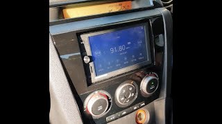 Mazda 3 Mazda Axela radio replacement [upl. by Etnohc]