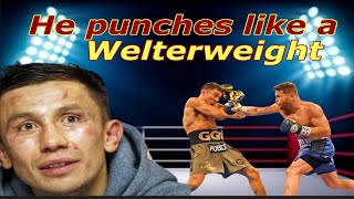 GGG says Canelo Power is overrated “ it feels like a slap” [upl. by Parhe]