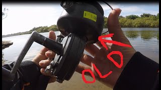 Using 60 Year Old Fishing Reel [upl. by Dorraj]