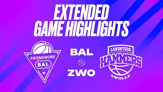 Basketbal Academie Limburg vs Landstede Hammers  Game Highlights [upl. by Ulrich]