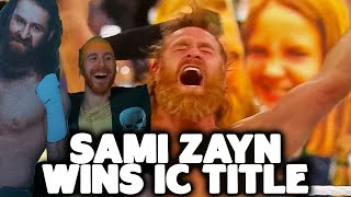 Sami Zayn WINS the IC Championship At WrestleMania 40 [upl. by Roberts]