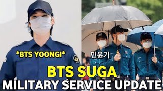 BTS Suga First Public appearance After His enlistment Suga military Update BTS Military Enlistment [upl. by Lien]