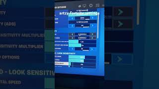 Artzy Fortnite settings ￼ [upl. by Kyred]