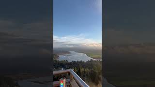 View from Astoria column 😍 astoria astoriaoregon oregoncoast placesnearportland oregon [upl. by Lipp]