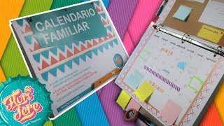 CALENDARIOORGANIZADOR FAMILIAR GRATIS Planea y organiza todas tus actividades [upl. by Catton244]