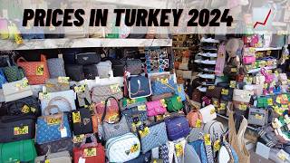 📈 FAKE MARKET PRICES IN TURKEY 2024 🇹🇷 ALANYA MARKET 2024 FULL TOUR PRICES FOR TOURIST TURKEY 2024 [upl. by Orlosky]