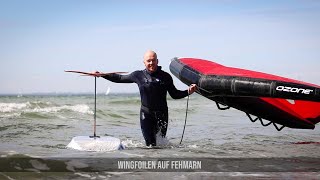 Wingfoilen auf Fehmarn 🏄🏼‍♂️ am Kitespots Südstrand 🏖 [upl. by Anauqaj888]