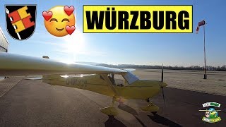 Würzburg und zurück mit dem Ultraleichtflugzeug FK9 [upl. by Skipper]