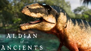 Jogo adiantado T Rex e Parassauro finalizado Animações e biomas  Aldian of Ancients [upl. by Ariem]